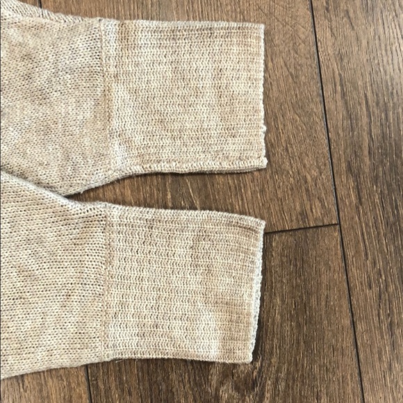 Zara Knit Beige Open Cardigan Size M - Picture 6 of 6